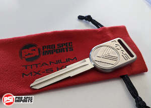 Mazda Keys And Accessories: Titanium Key Blank For Mazda MX5 / Miata / Eunos / Roadster, NA, NB, NC (Without chip)