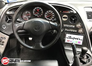 Euro Supra Interior - Brushed Stainless HVAC 6pcs Combo