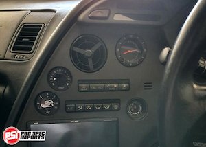 Euro Lhd Mk4 Supra 93 98 Interior: Stealth Black Metal Vent Face Plate (2pc) - Supra