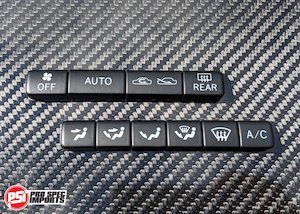 New AC Button Set For USDM (LHD) Supra HVAC Climate Control Unit