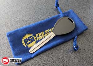 Titanium Car Keys: 'Blank/Plain Face' Billet Titanium Car Key - Suit Toyota TOY43 (Fits most 90's-00's Toyota's, JZX100 Chaser/Mark II, Levin, Celica, Rav4, Land Cruiser, Hilux, Corolla, Camry etc)