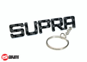 Titanium Car Keys: Carbon Fibre A70/MK3 Supra Keychain