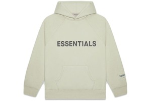 Products: Fear of God Essentials Pullover Hoodie Applique Logo Sage
