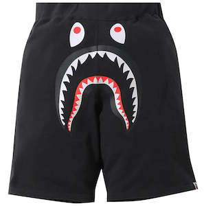 Shorts: BAPE Shark Wide Sweat Shorts 'Black'