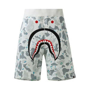 BAPE Space Camo Shark Sweat Shorts