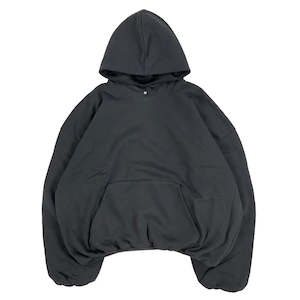 Clothing: Yeezy Gap Engineered by Balenciaga Logo Hoodie 'Black'