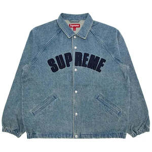Supreme: Supreme Arc Denim Coaches Jacket 'Washed Indigo'