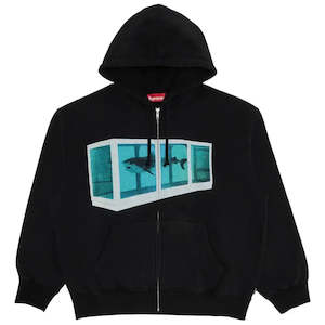 Supreme x Damien Hirst Zip Up Hooded Sweatshirt 'Black'
