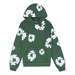 Clothing: Denim Tears The Cotton Wreath Sweatshirt 'Green'