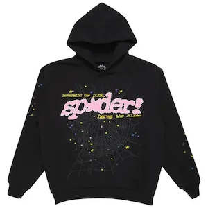 Clothing: Sp5der P*nk V2 Hoodie 'Black'