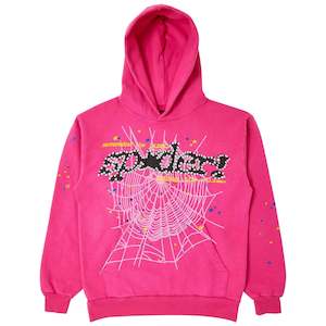 Sp5der P*nk V2 Hoodie 'Pink'