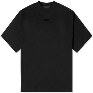 T Shirts: Fear of God Essentials Tee Black