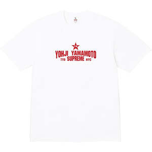 Supreme x Y's by Yohji Yamamoto Star Tee White