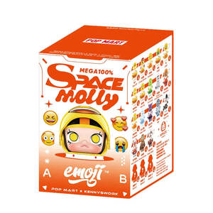 Collectables: Pop Mart Mega Space Molly 100% x Emoji Series