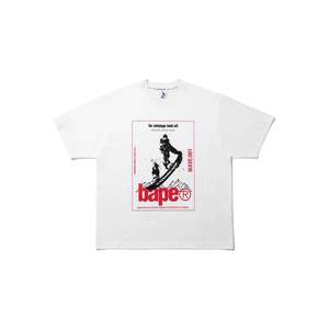Bape: BAPE By Kazuki Kuraishi Skate Relaxed Fit Tee White