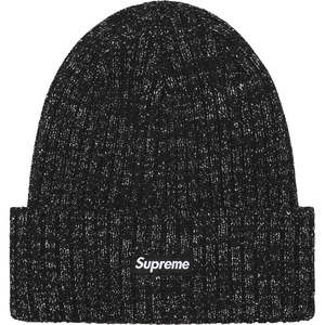 Supreme: Supreme Overdyed Beanie Metallic Black (25SS)