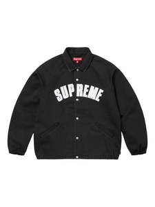 Hoodie: Supreme Arc Denim Coaches Jacket Black