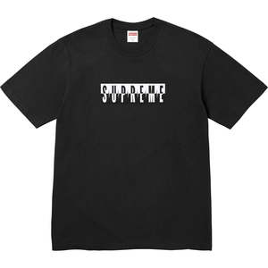 Supreme Split Tee "Black"