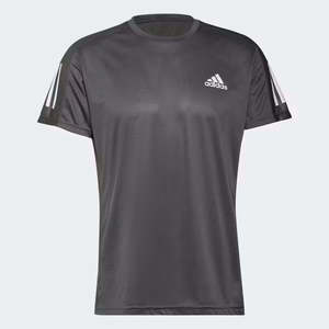 Clearance: Adidas Own the Run Tee 'Black / Reflective Silver' HS58591