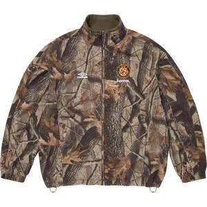 Supreme Umbro Cotton Ripstop Track Jacket (SS26) Realtree Hardwoods Camo