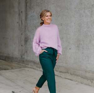 Plait sleeve sweater Knitting pattern - PurlFoudnry