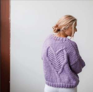 Love Bomber Knitting pattern - Purlfoundry
