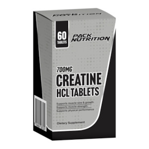 creatine: Pack Nutrition HCL Creatine Tabs
