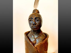 Products: Matua Statuette - Fiona Bryant – Protean Art Gallery – Nelson New Zealand