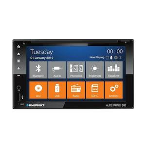 Frontpage: Blaupunkt Alice Spring 500 Car Stereo: 6.2" DVD/Bluetooth/USB