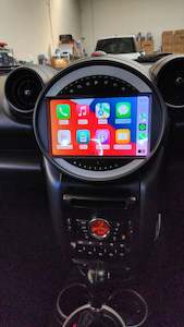 Mechless Stereo: Mini Cooper Wireless Apple Carplay/ Android Auto stereo with inbuilt Android system
