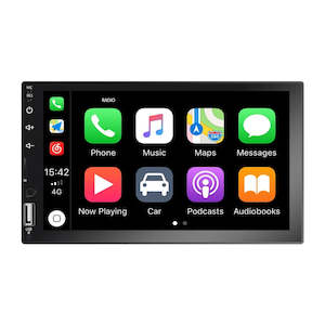 Mechless Stereo: DERTON MP-415CA Double Din Apple Carplay & Android Auto Stereo