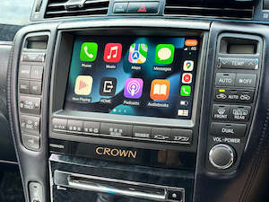 Apple Carplay Android Auto: Toyota Crown 2005-2007 GRS184 OEM Head Units Wireless Apple CarPlay & Android Auto Integration Kits