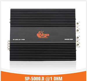 Car Amplifier: SP 5000D 1 OHM AMPLIFIER MONO FULL RANGE CLASS D