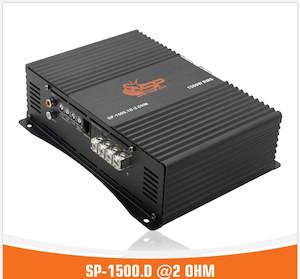 Car Amplifier: SP 1500D 2 OHM AMPLIFIER MONO FULL RANGE CLASS D