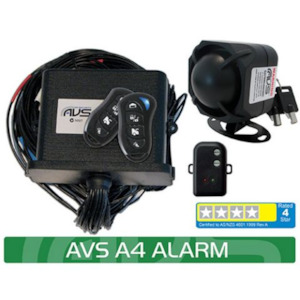 Car Alarms: AVS A4 AS/NZS STANDARDS CERTIFIED ALARM/IMMOBILISER