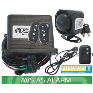 Car Alarms: AVS A5 AS/NZS STANDARDS CERTIFIED ALARM/IMMOBILISER