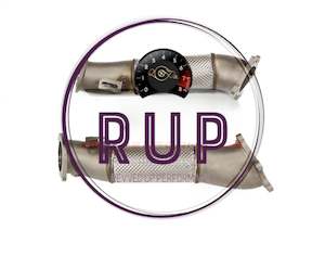 Performance Parts: RUP High Flow Performance Downpipe for Nissan GTR R35 VR38DETT With Heat Shield 3.5" Racing Pipe ** PRE ORDER ONLY **