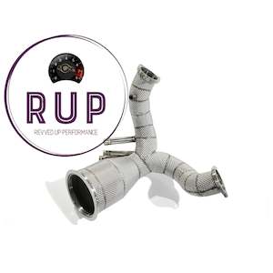 RUP High Flow Performance Downpipe for Audi S4 S5 B9 3.0T Catalytic Converter Wi&hellip;
