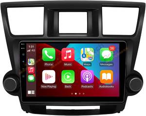 Car Stereo: Toyota Highlander 2009-2013 Wireless Apple CarPlay & Android Auto Head Unit