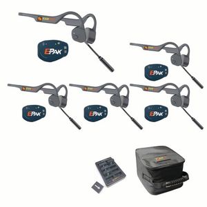 Audio: Eartec EP5LZ E-PAK Wireless Communication System - 5 Person Setup