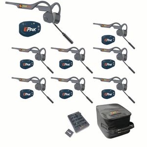 Audio: Eartec EP8LZ E-PAK Wireless Communication System - 8 Person Setup