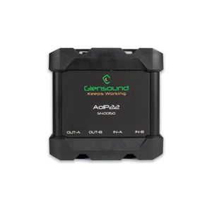 Audio: Glensound AoIP22 MKII Two Channel Bi-Directional Audio Interface