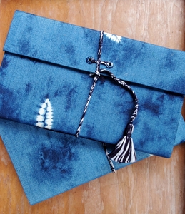 Diaries - Indigo Dyed Silk Cover - Provenance – Crafting with Nature