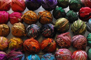 Products: Recycled Silk Sari - Provenance – Crafting with Nature