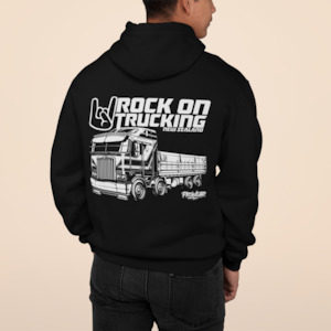 Rock On Trucking Hoodie Pre-Order (White Print)