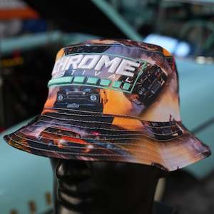 Chrome Burnout Bucket Hat