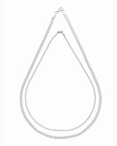 Necklaces: Fine Chain Necklace Set Silver