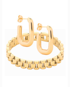 Link Jewellery Set Gold