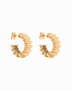 Hoop Sale: Rib Hoop Earrings