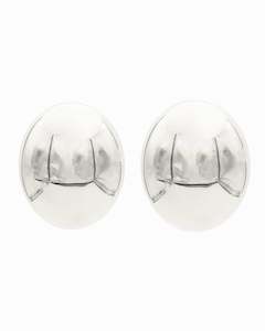 Blob Earrings Silver